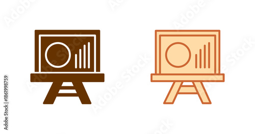 Chalkboard Vector Icon