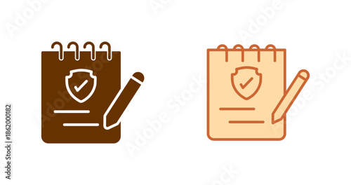 Cybersecurity Policy Vector Icon