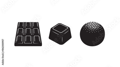 Computer keyboard keys in minimalist design with dramatic black and white contrast on simple background for technology illustration