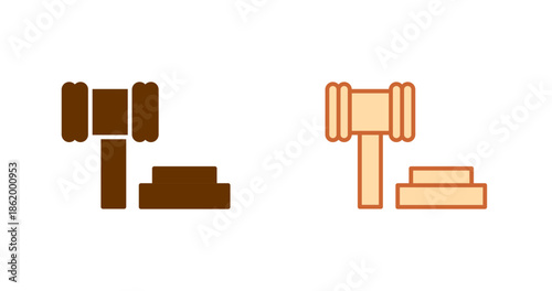 Gavel Vector Icon