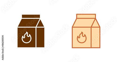 Charcoal Vector Icon