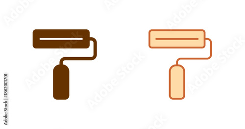 Paint Roller Vector Icon