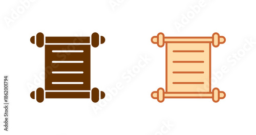 Manuscript Vector Icon