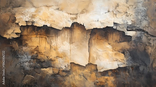 Weathered Sandstone Surface​ Texture​ poster background