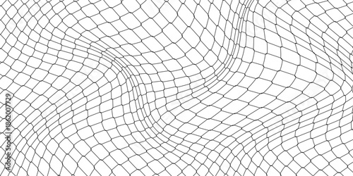 Curved net pattern. Seamless design for sportswear or equipment like soccer goals, volleyball nets, basketball hoops, hockey nets, and athletic gear.