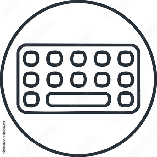 Simple Keyboard Icon