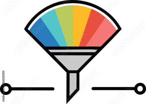 Colorful Spectrum Filter Icon