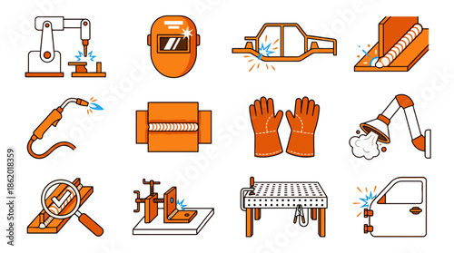 Welding equipment and tools for industrial fabrication and manufacturing