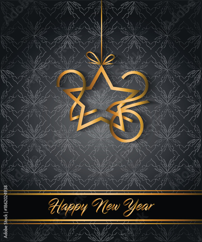 2026 Happy New Year background for your seasonal invitations, festive posters, greetings cards.