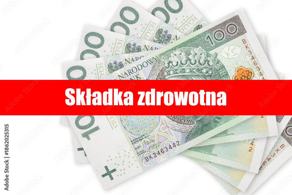 Fototapeta premium Składka zdrowotna