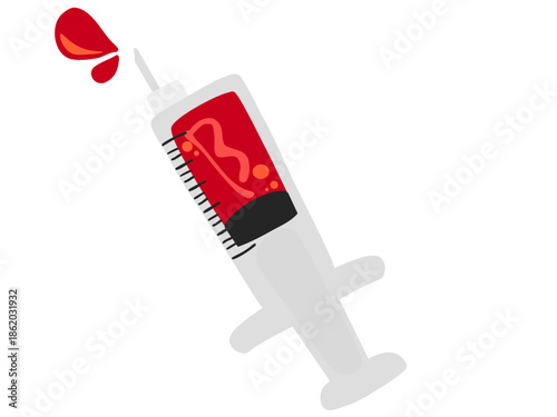 採血 B型 主線なし