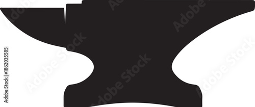 Blacksmith's anvil isolated on white background
