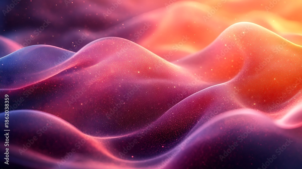 Obraz premium Abstract colorful flowing background