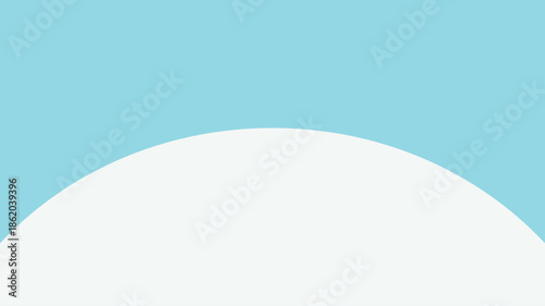 Minimal Blue Abstract Curve Background with Copy Space.