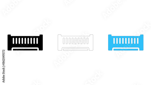 Passive backplane icon representing signal routing functionality in computer hardware