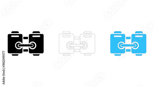 Redundancy control unit icon illustrating backup systems for continuous operation