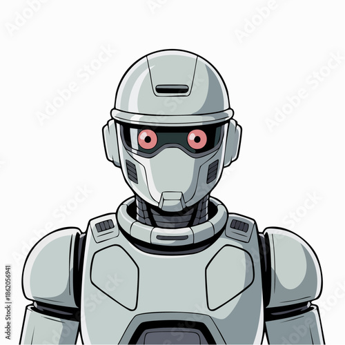 Generative AI robot technology character