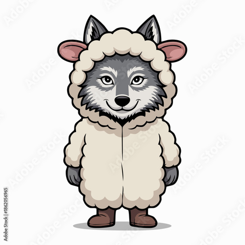 Wolf standing in sheep's clothing 