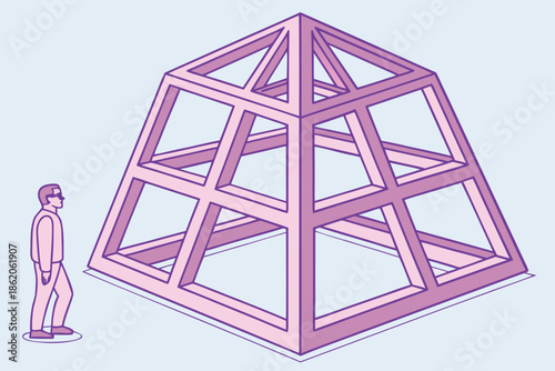 3d render of a modern building