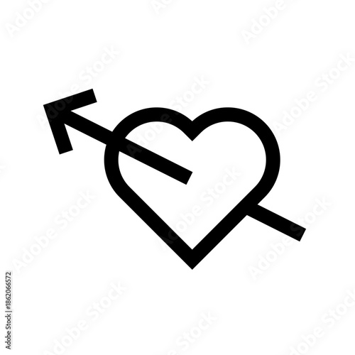 Arrow Heart Icon