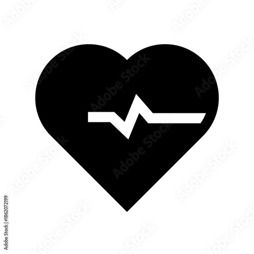 Heartbeat Love Icon