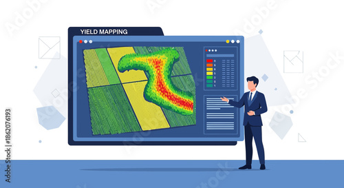 Analyzing agricultural yield mapping data for precision farming and smart agriculture innovation