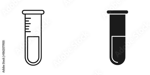 Vector Illustration of Test Tubes