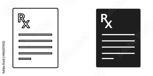 Prescription Pad Vector Illustration