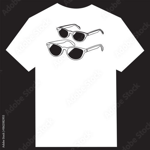 Sunglasses t shirt design