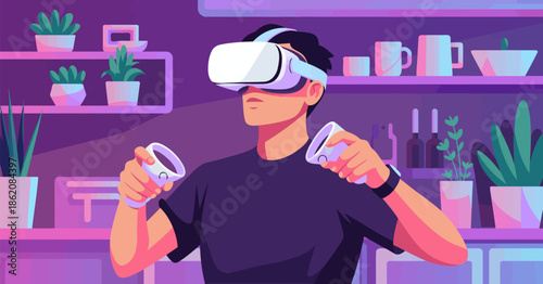 Step Into a New World with Immersive Virtual Reality Gaming and Interactive Controllers