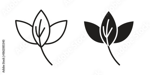 Basil icons in trendy flat style. symbol for your web site design, app, UI Vector EPS 10.