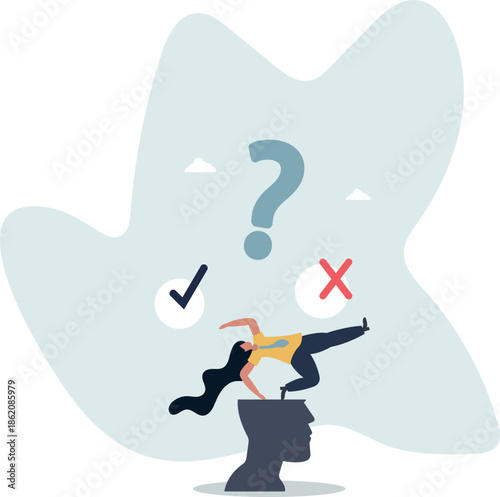 Decision making or logical thinking, choose right or wrong, correct or incorrect, solve problem, critical thinking,life and employment of people.