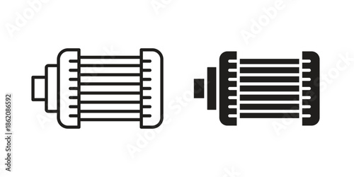 Car alternator icons in trendy flat style. symbol for your web site design, app, UI Vector EPS 10.