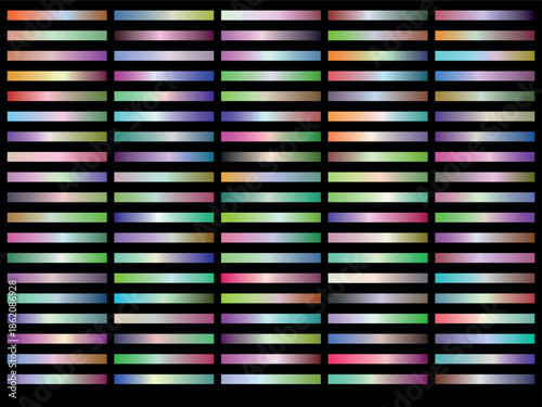 Vibrant multicolored gradient stripes on black background