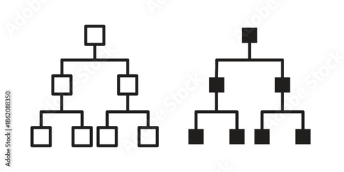 Consolidation icons in trendy flat style. symbol for your web site design, app, UI Vector EPS 10.