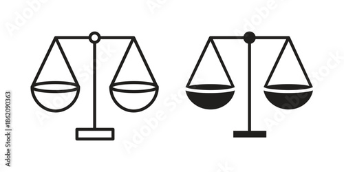 Economies of scale icons in trendy flat style. symbol for your web site design, app, UI Vector EPS 10.