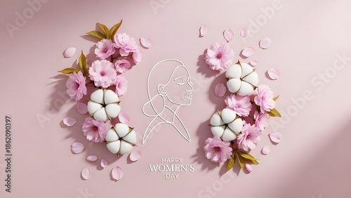 Celebrating women's day with floral elegance and empowerment