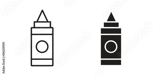 Glue icons in trendy flat style. symbol for your web site design, app, UI Vector EPS 10.