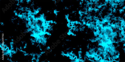 watercolor wash aqua painted texture close up, background with rays. Dark blue azure turquoise abstract grunge texture background, Abstract colorful disks on simple gradient background. 