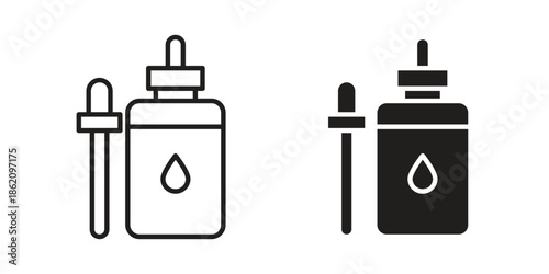 Serum icons in trendy flat style. symbol for your web site design, app, UI Vector EPS 10.