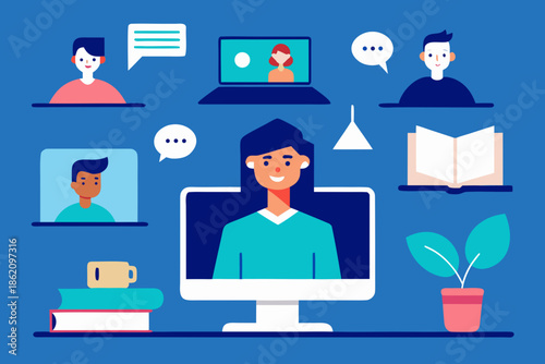 Online Learning Scenes Concept