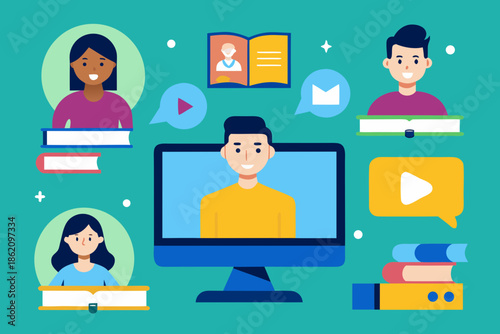 Online Learning Scenes Concept