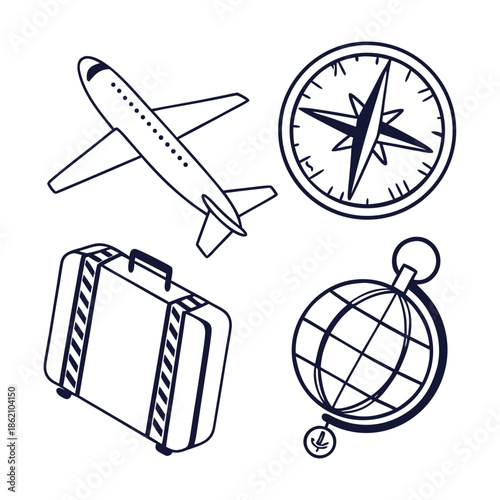 A collection of black silhouette vectors featuring Islamic architectural elements, lanterns, crescent moon, stars, and geometric patterns, ideal for Ramadan and Eid decorations.
