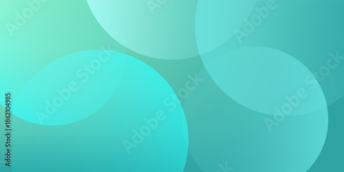 Minimalist banner background. Circle. colorful green and blue gradations abstract memphis trendy. Vector illustration eps 10
