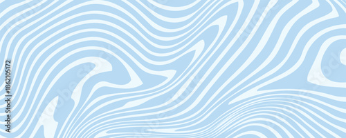 Abstract background seamless pattern with colorful waves. Trendy vector illustration in retro psychedelic style