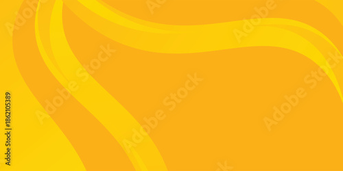 Bright yellow dynamic abstract background. Modern lemon orange color. Fresh template banner vector eps10