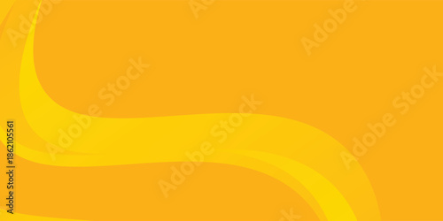 Bright yellow dynamic abstract background. Modern lemon orange color. Fresh template banner vector eps10