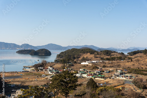beautiful scenery of Geoje Island South Sea