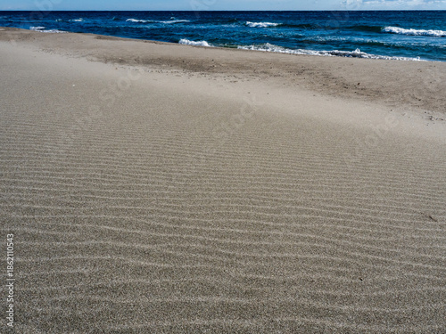 砂浜にできた砂紋①