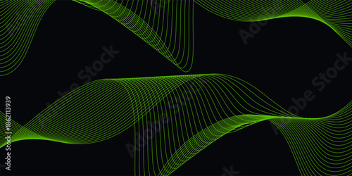 Dotted wave line pattern. Black halftone undulate net background. Abstract stipple particle flow wallpaper. Curved dashed gradient element for poser, banner, presentation, booklet, flyer. Vector